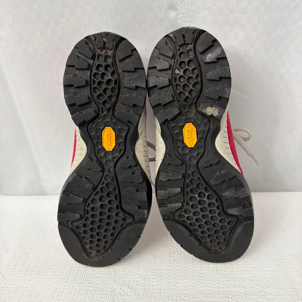 Scarpa Mojito Shoes Womens 7.5 Approach Hiking Walking Red Suede Low Top - Picture 11 of 11